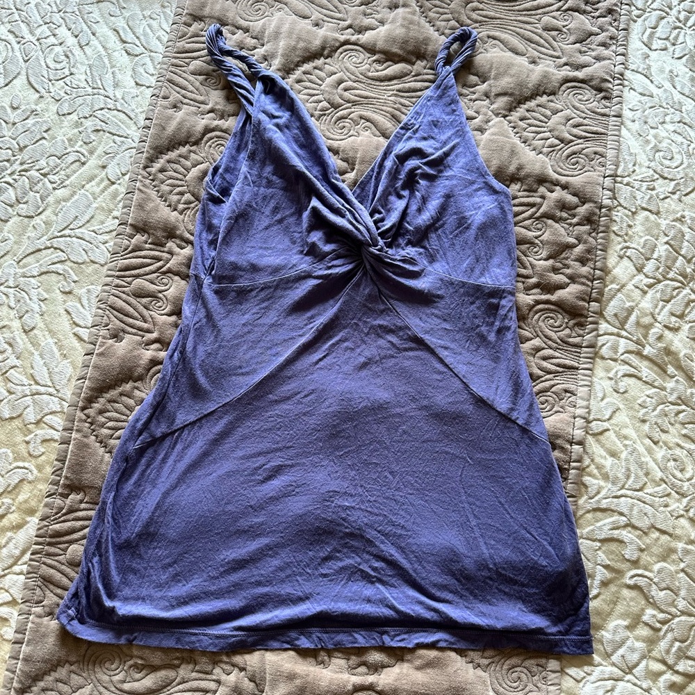 Splendid Size Large Purple Twist Tank L